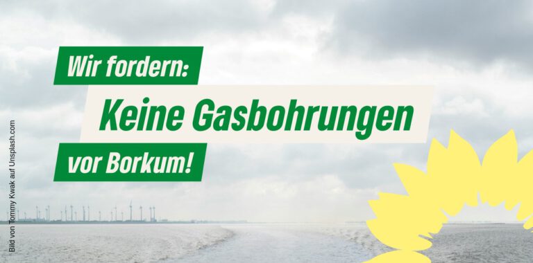 Pressemitteilung zur Genehmigung der Gasförderung in der Nordsee vor Borkum